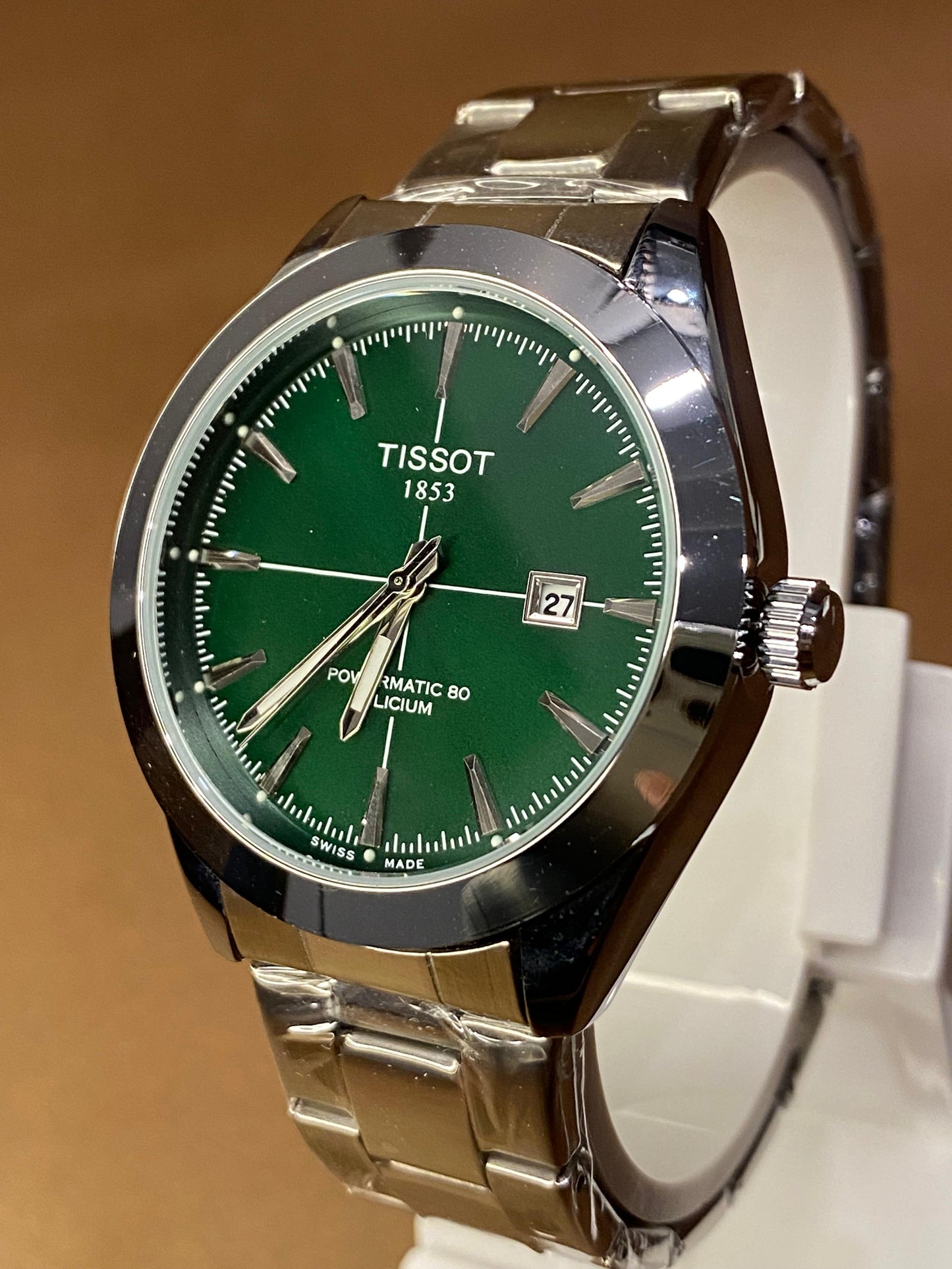 TISSOT GENTELMAN STAINLESS STEAL WITH MASTER LOCK