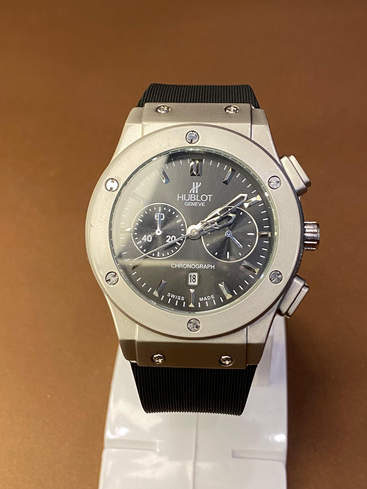 HUBLOT METAL CASE WITH DATE