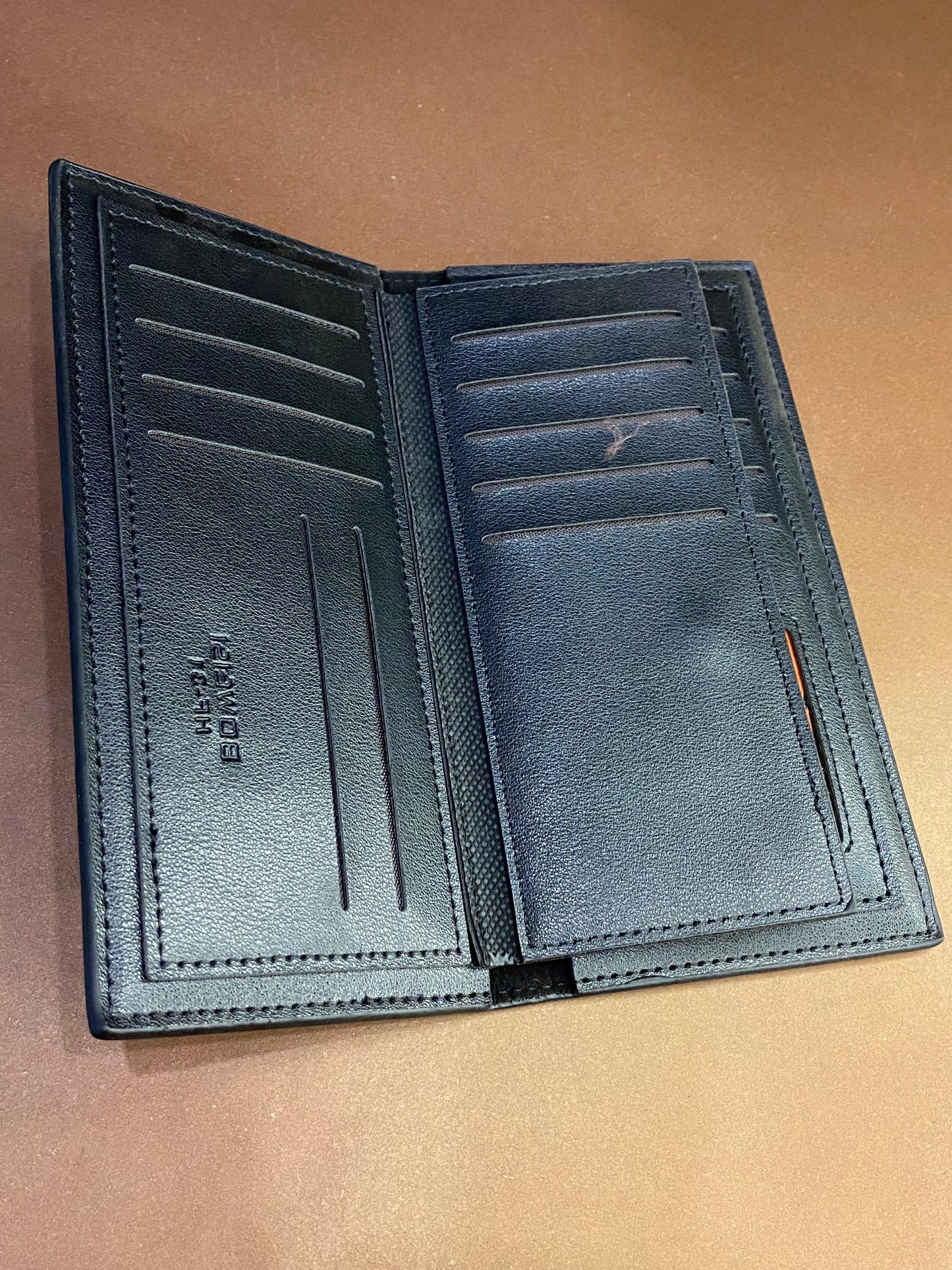 Luxury PU Leather Men’s Long Boweisi Wallet