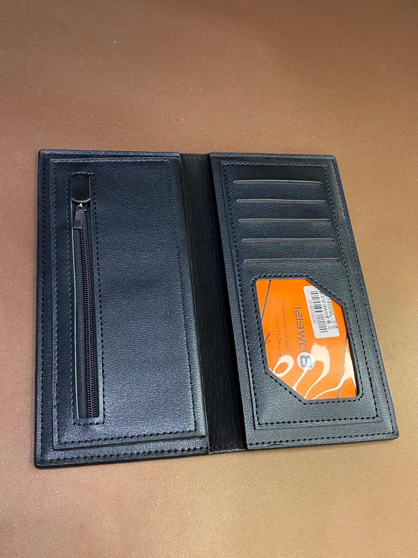 Luxury PU Leather Men’s Long Boweisi Wallet