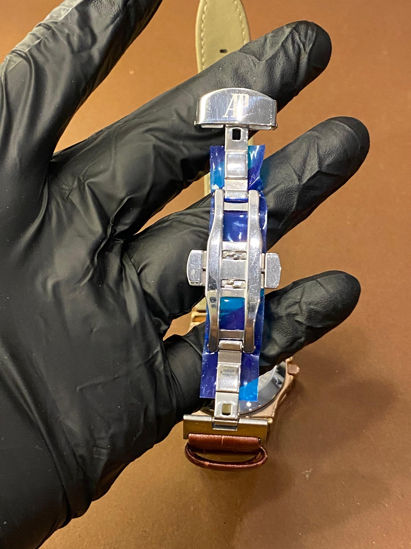 A.P SEMI AUTOMATIC WITH LEATHER STRAP