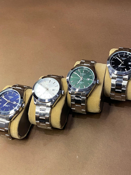 TISSOT GENTELMAN STAINLESS STEAL WITH MASTER LOCK
