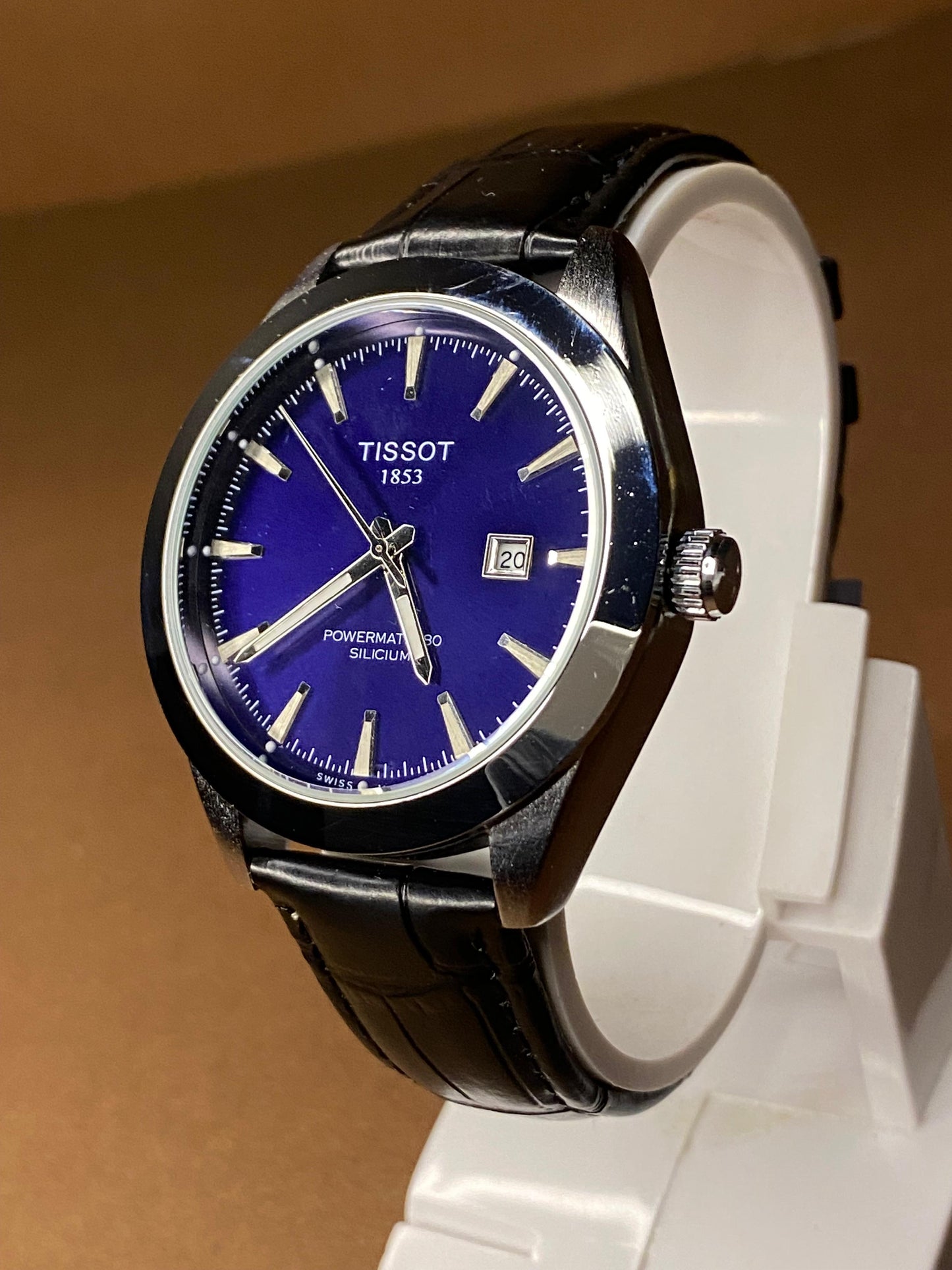 TISSOT GENTELMAN LEATHER STRAP WITH MASTER LOCK