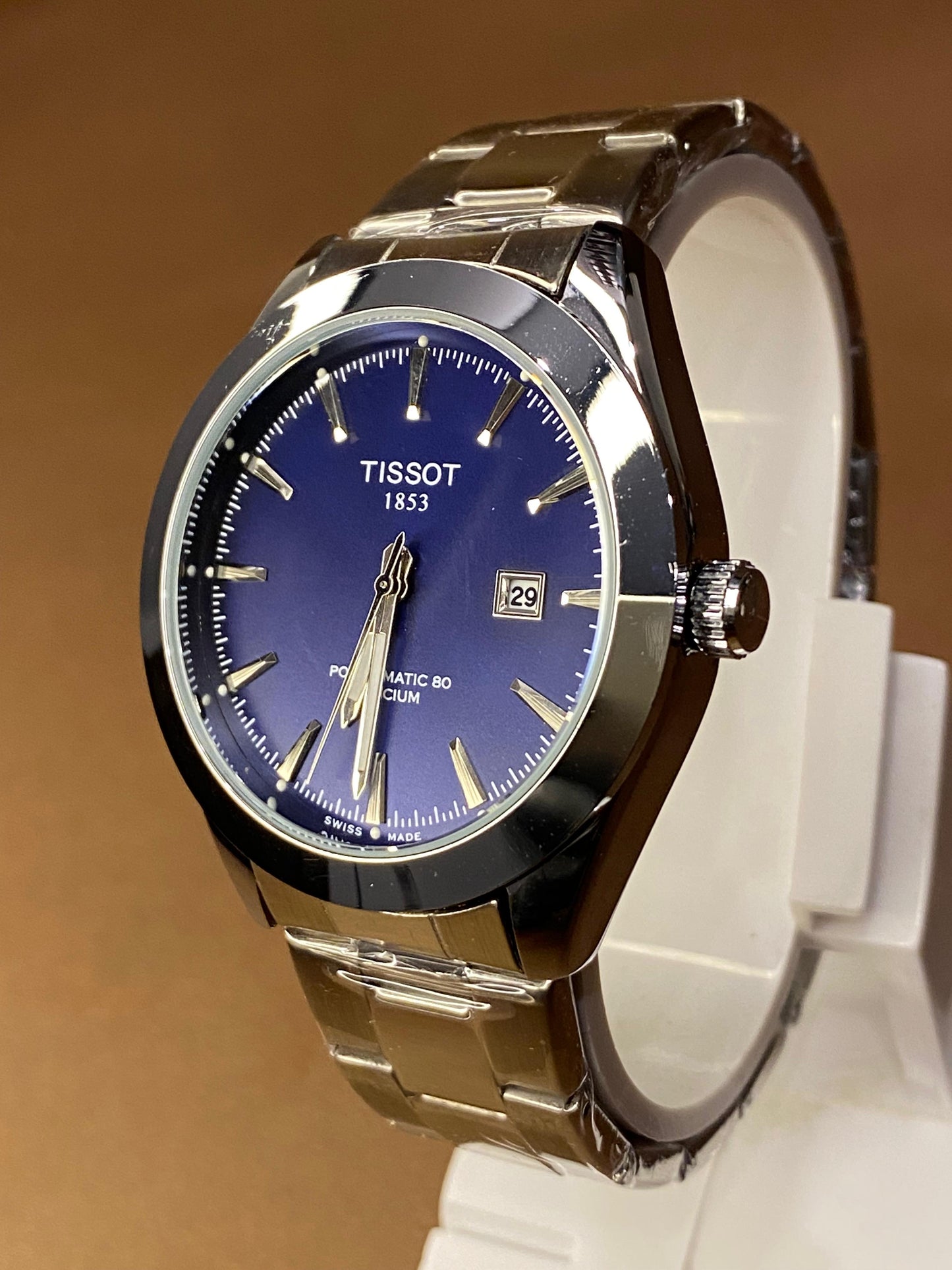 TISSOT GENTELMAN STAINLESS STEAL WITH MASTER LOCK