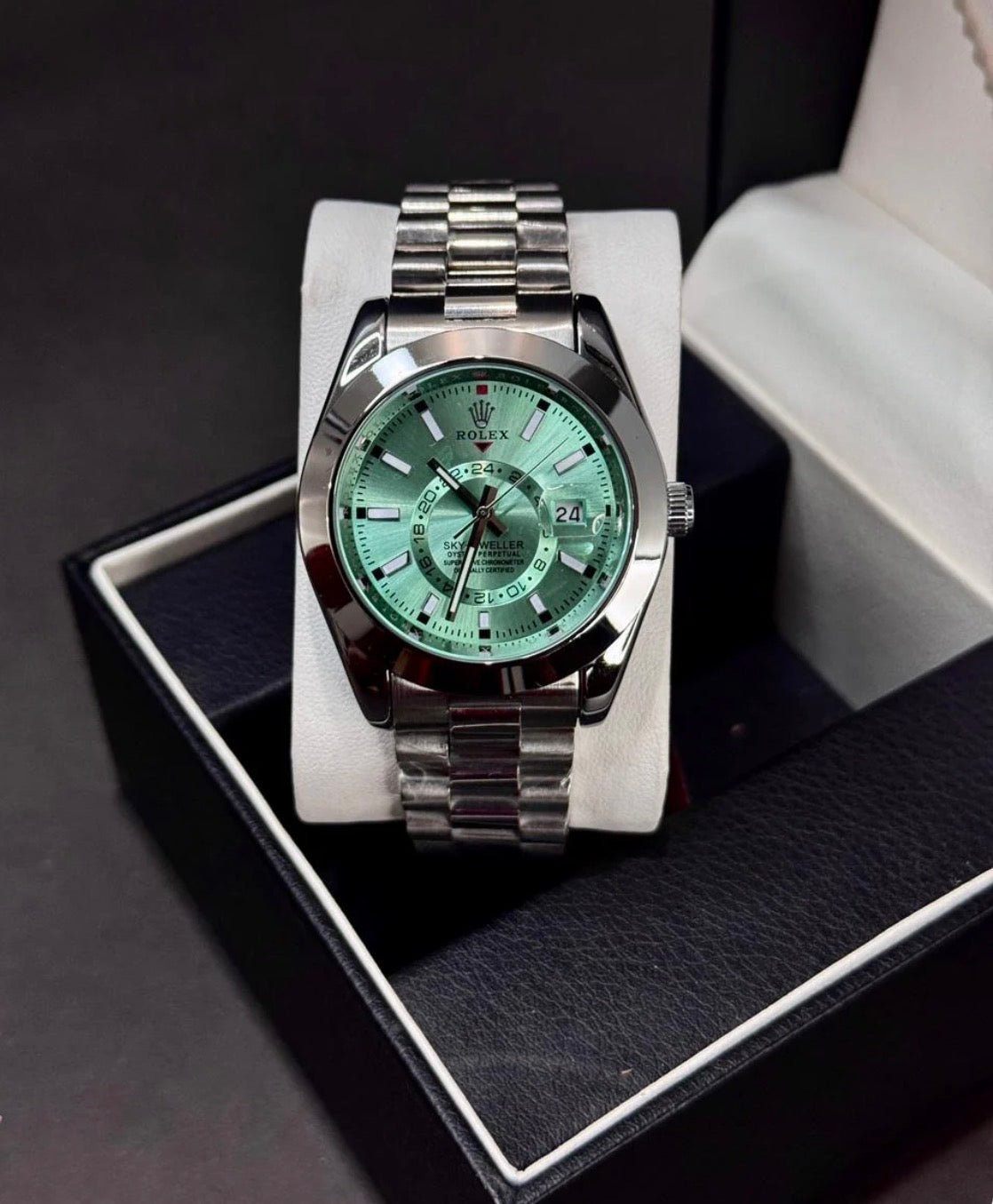 ROLEX SKY DEWELLER | QUARTZ | MASTER LOCK | STAINLESS STEAL
