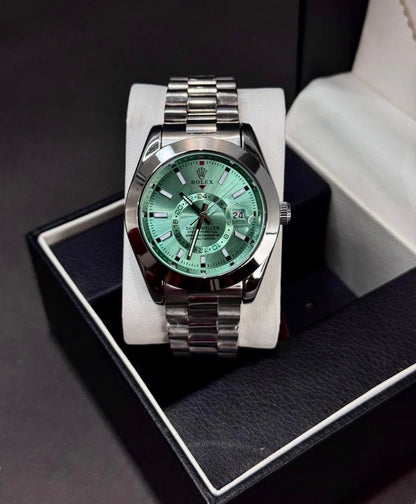 ROLEX SKY DEWELLER | QUARTZ | MASTER LOCK | STAINLESS STEAL