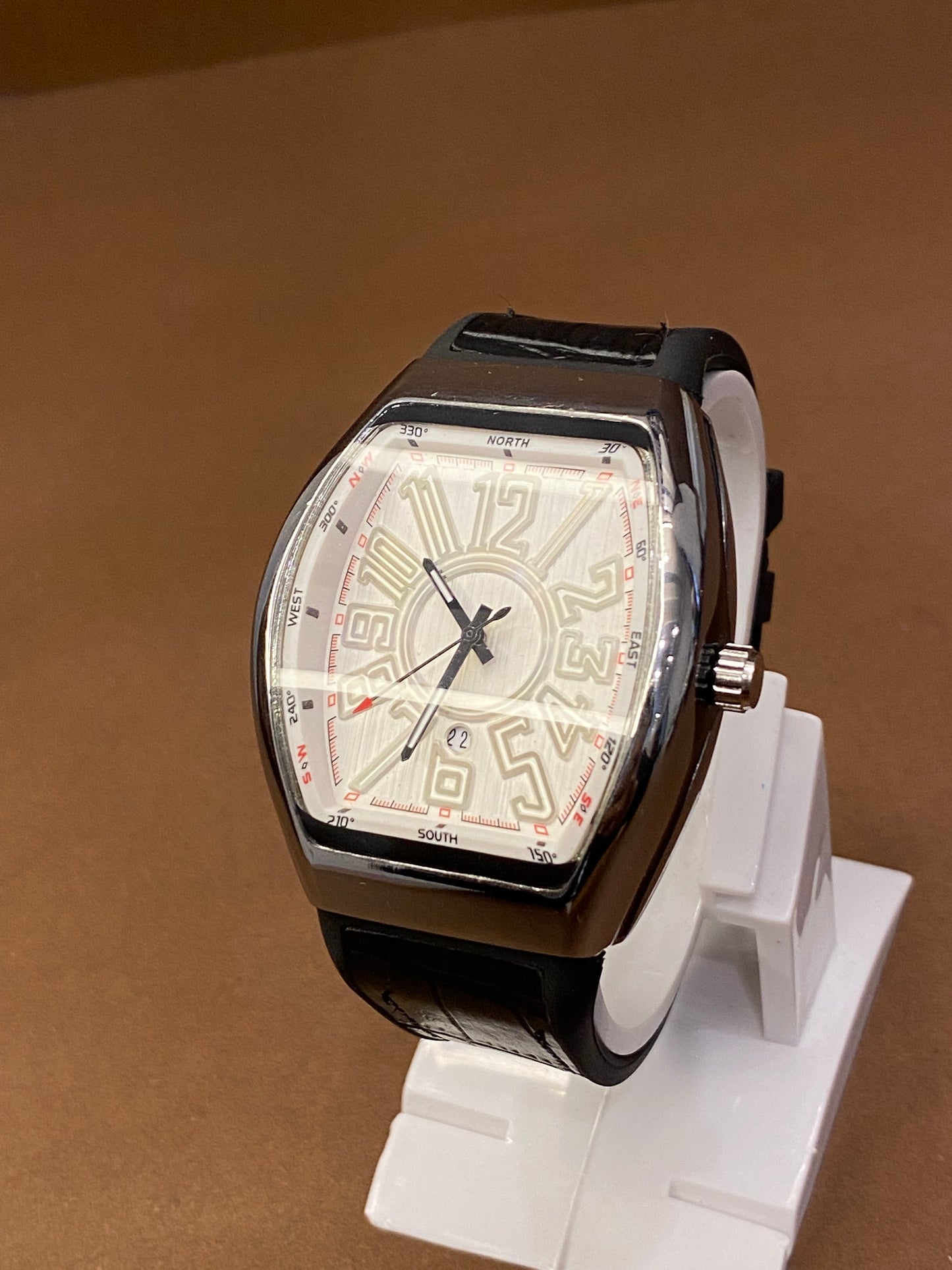 FRANK MULLAR | METAL CASE | PREMIUM LEATHER STRAPS | DATE WORKING | HEAVY WEIGHT