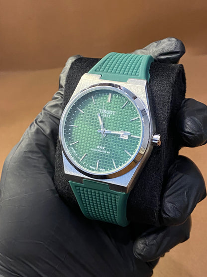 TISSOT PRX |METAL CASE | SILICON STRAP | DATE WORKING