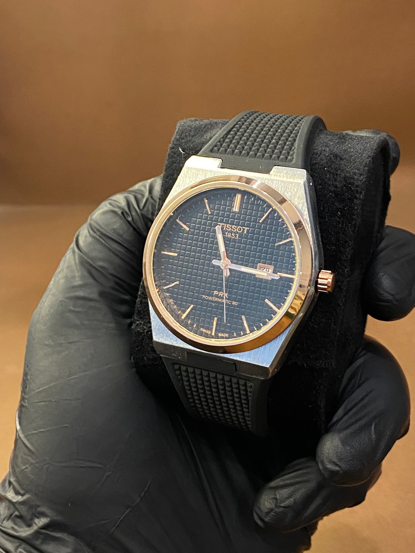 TISSOT PRX |METAL CASE | SILICON STRAP | DATE WORKING