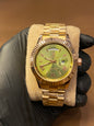 ROLEX ROSE GOLD EDITION | STAINLESS STEAL | DAYNDATE WORKING |