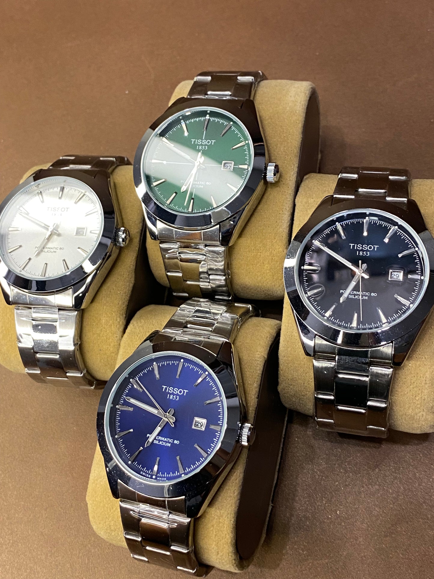 TISSOT GENTELMAN STAINLESS STEAL WITH MASTER LOCK