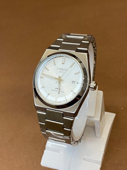 TISSOT PRX | SAPPHIRE GLASS | STAINLESS STEAL | MASTER LOCK | DATE WORKING