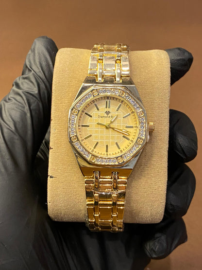 DIAMOND BLUE | LADIES WATCH | GOLDEN EDITION |