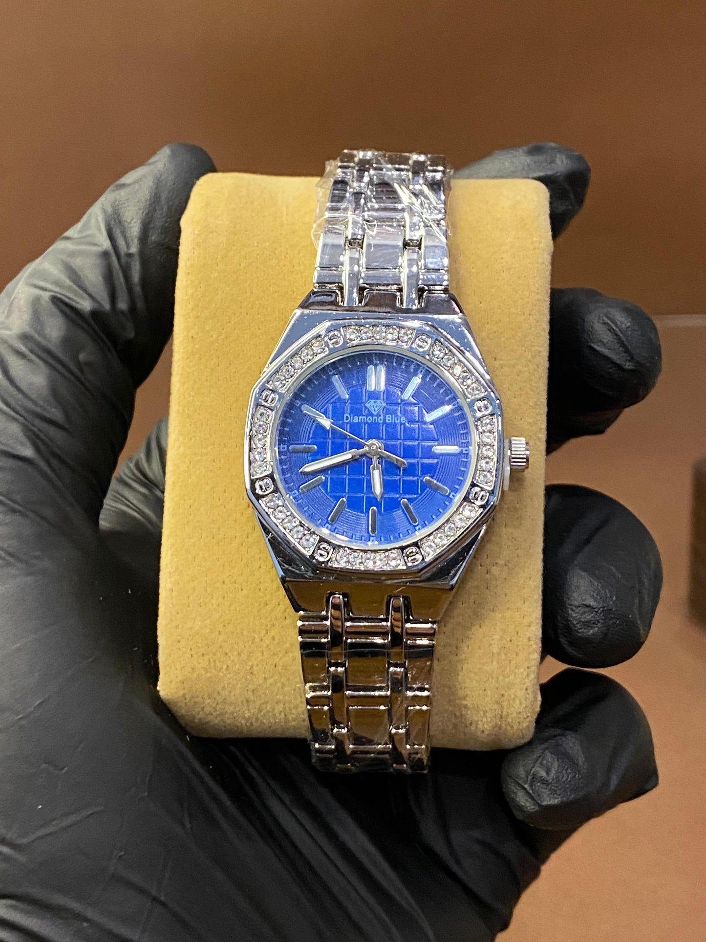 DIAMOND BLUE | LADIES WATCH | SILVER WITH BLUE DIAL |