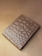 CROCODILE STYLE LEATHER WALLET