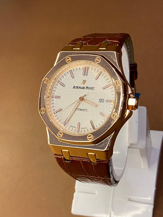 A.P SEMI AUTOMATIC WITH LEATHER STRAP