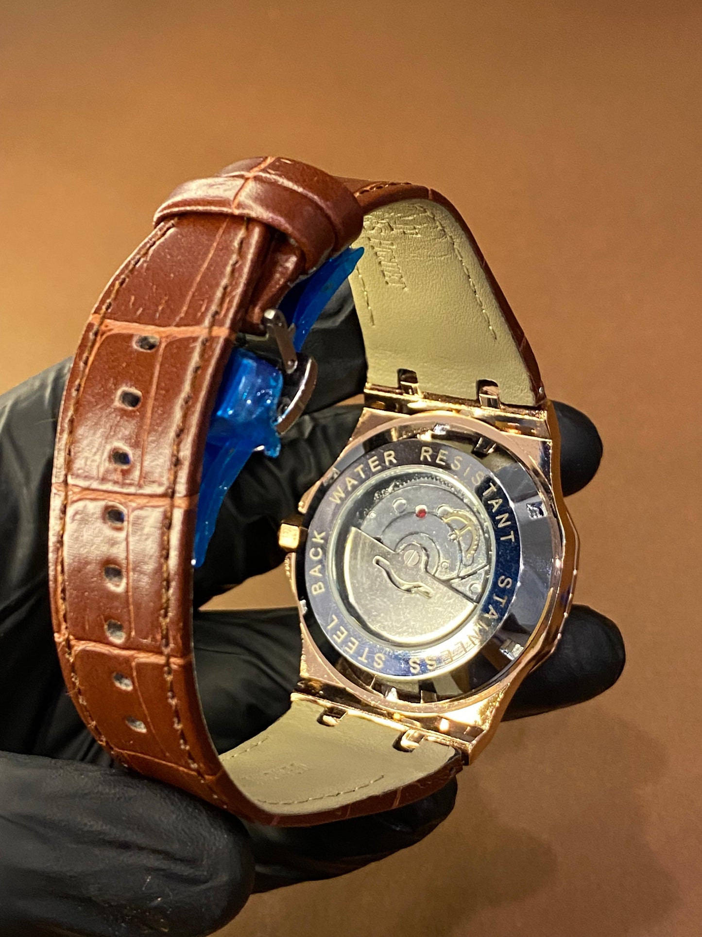 A.P SEMI AUTOMATIC WITH LEATHER STRAP
