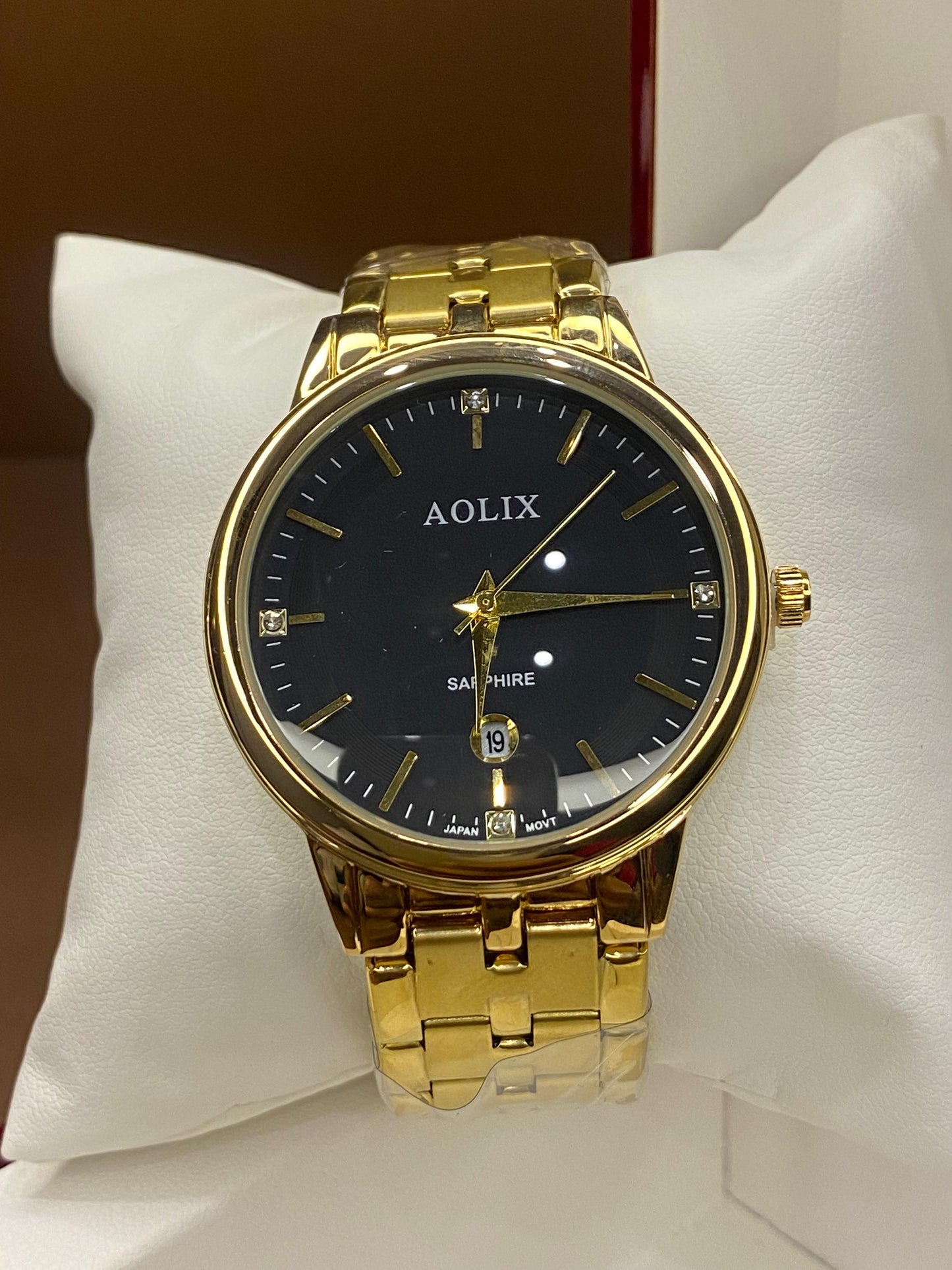 AOLIX|STAINLESS STEAL| BEST WATCH FOR SHADI SEASON|SAPPHIRE GLASS|DATE WORKING
