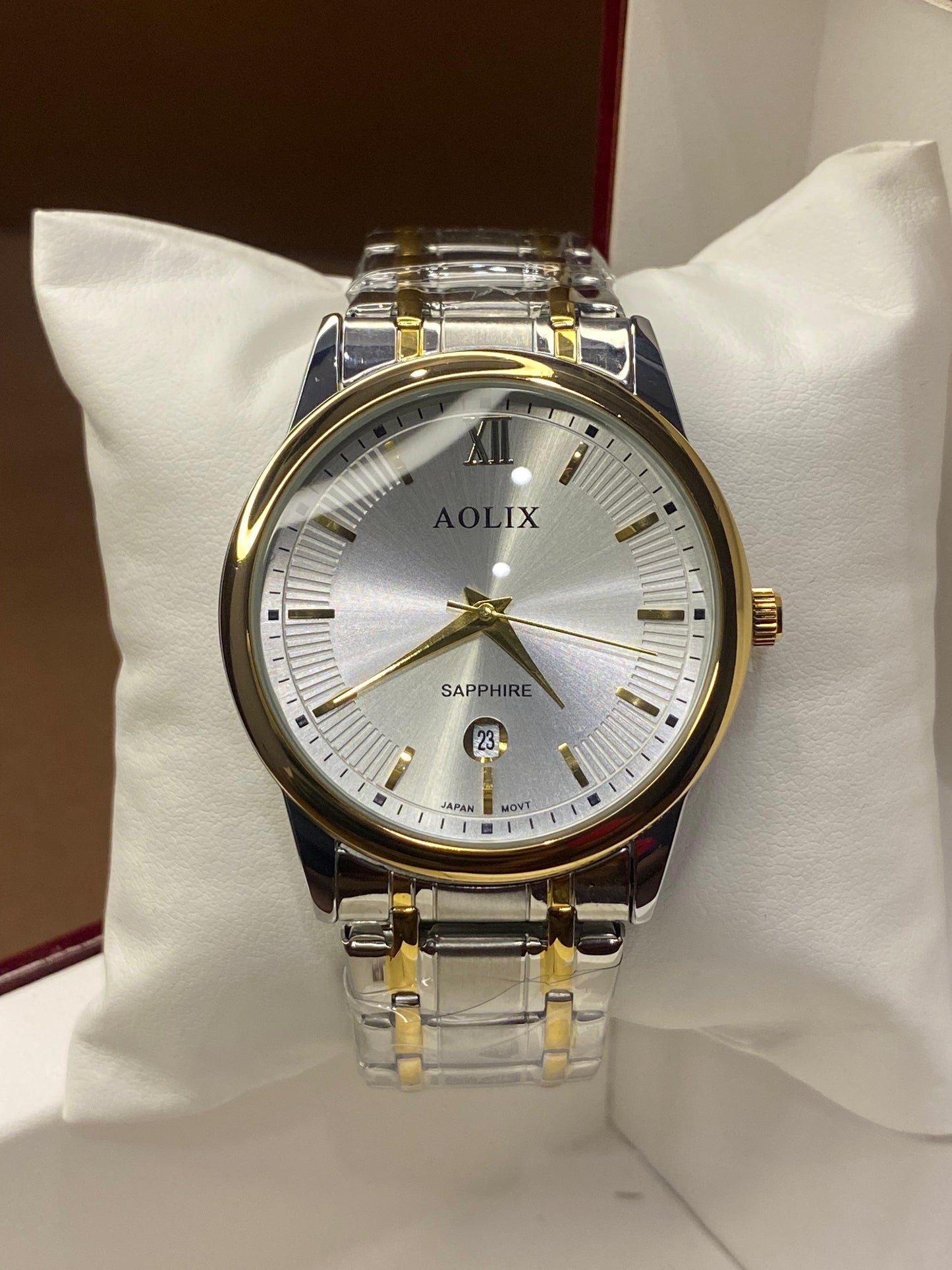AOLIX|STAINLESS STEAL| BEST WATCH FOR SHADI SEASON|SAPPHIRE GLASS|DATE WORKING