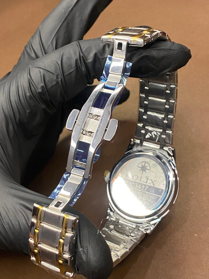 AOLIX|STAINLESS STEAL| BEST WATCH FOR SHADI SEASON|SAPPHIRE GLASS|DATE WORKING