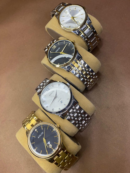 AOLIX|STAINLESS STEAL| BEST WATCH FOR SHADI SEASON|SAPPHIRE GLASS|DATE WORKING