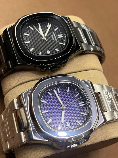 PATEK PHILIPPE|QUARTZ MOVEMENT|DATE WORKING|MASTER LOCK