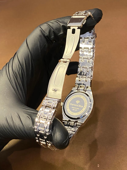 DIAMOND BLUE | LADIES WATCH | SILVER WITH GREEN DIAL |