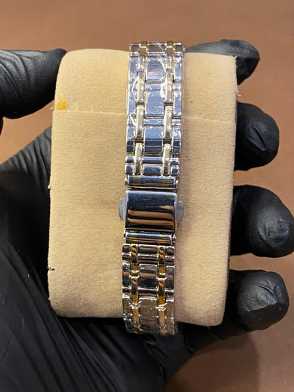 DIAMOND BLUE | LADIES WATCH | TWO TONE WITH BLACK DIAL|